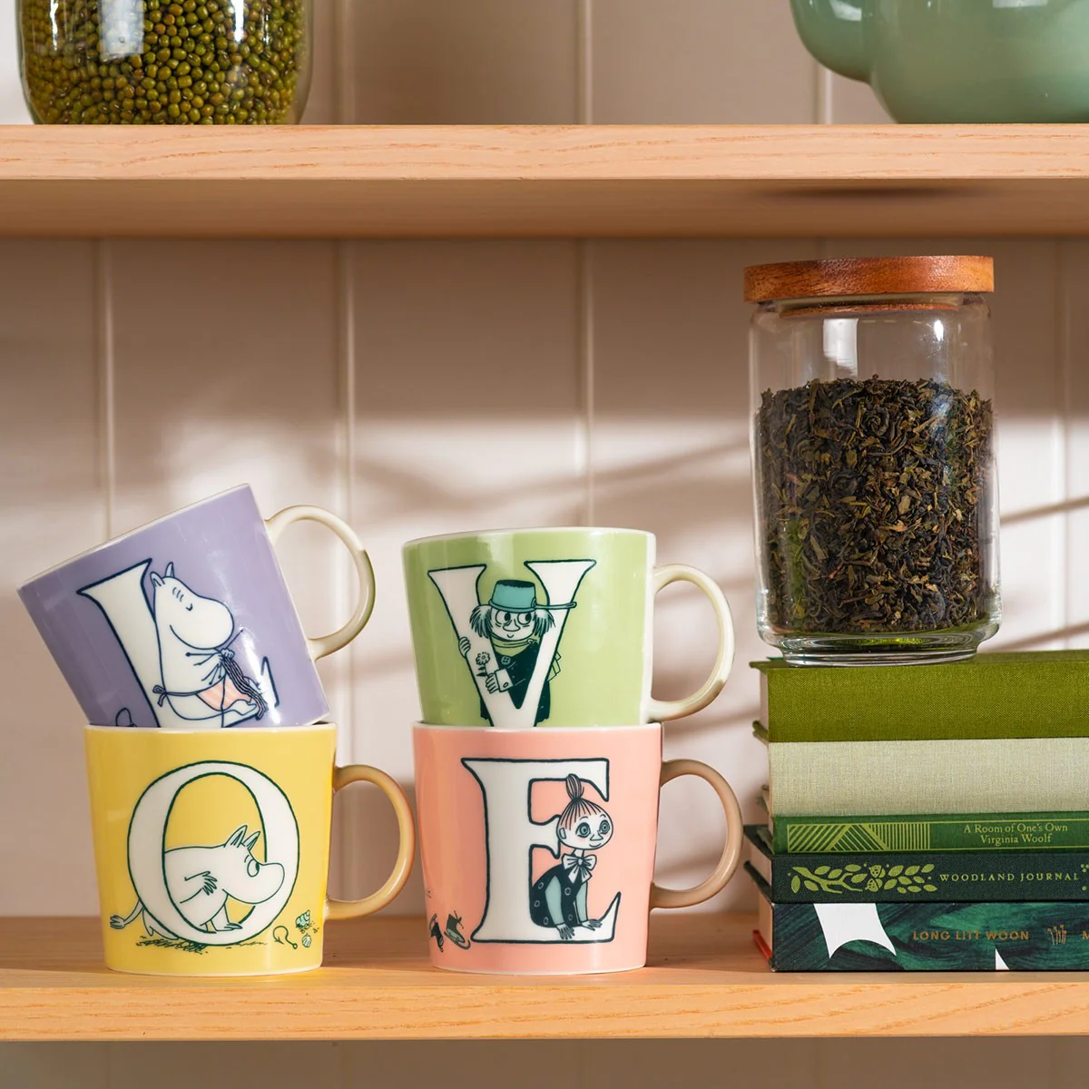 Arabia Moomin ABC Pink Mug - E - Image 5