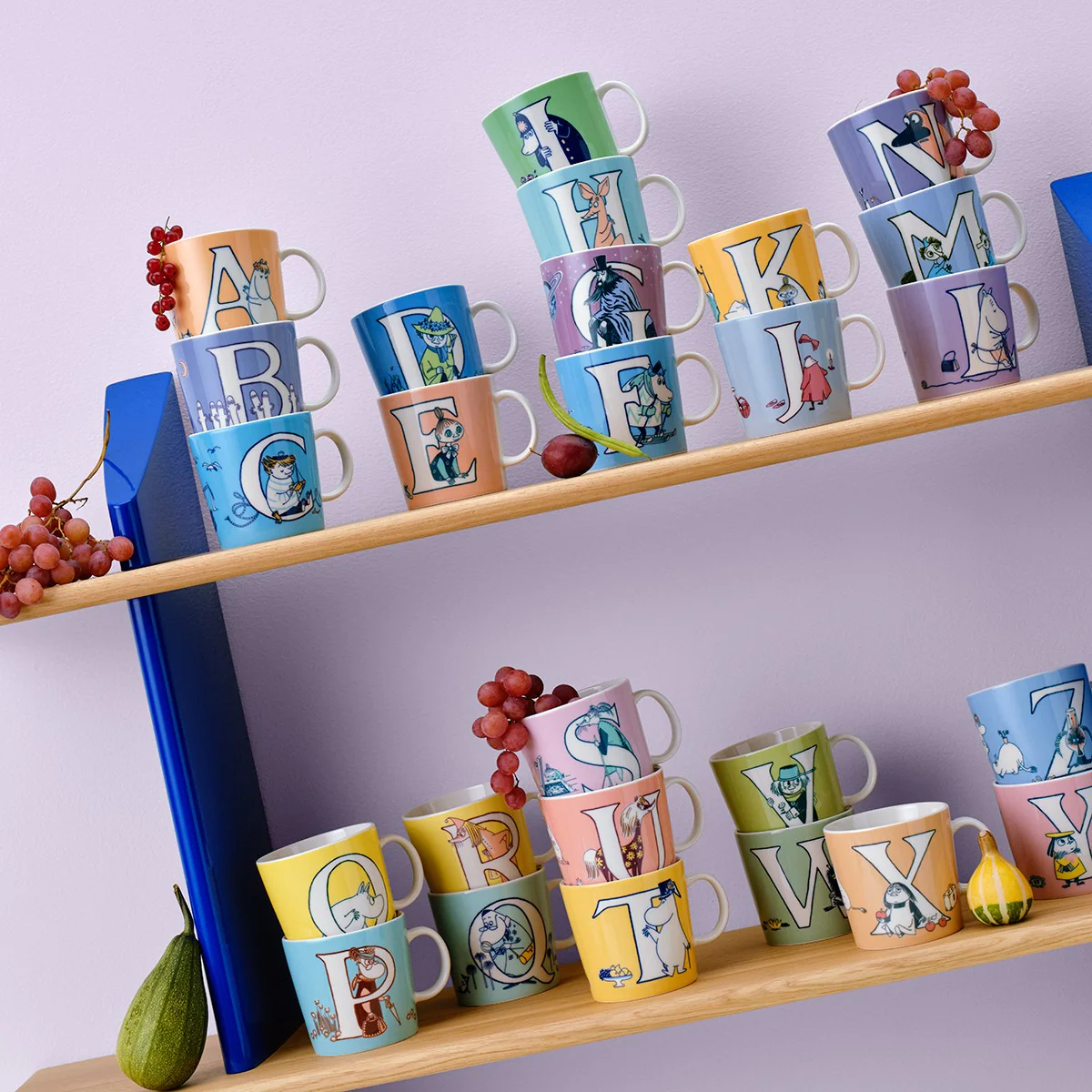 Arabia Moomin ABC Plum Mug - G - Image 4