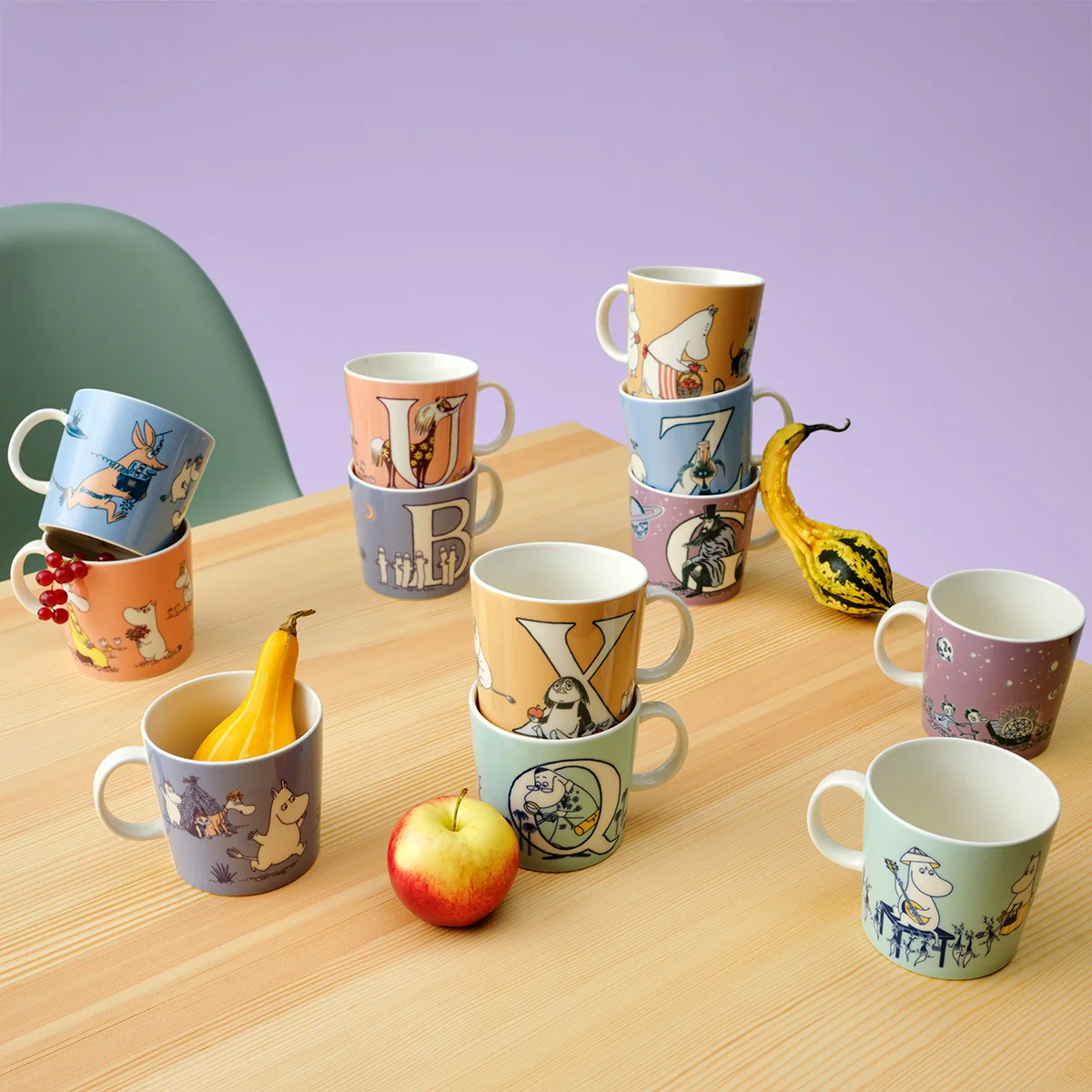 Arabia Moomin ABC Plum Mug - G - Image 5