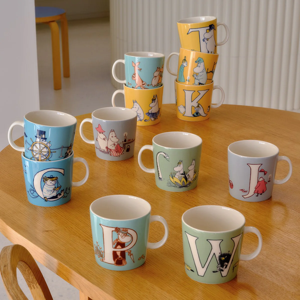 Arabia Moomin ABC Yellow Mug - T - Image 2