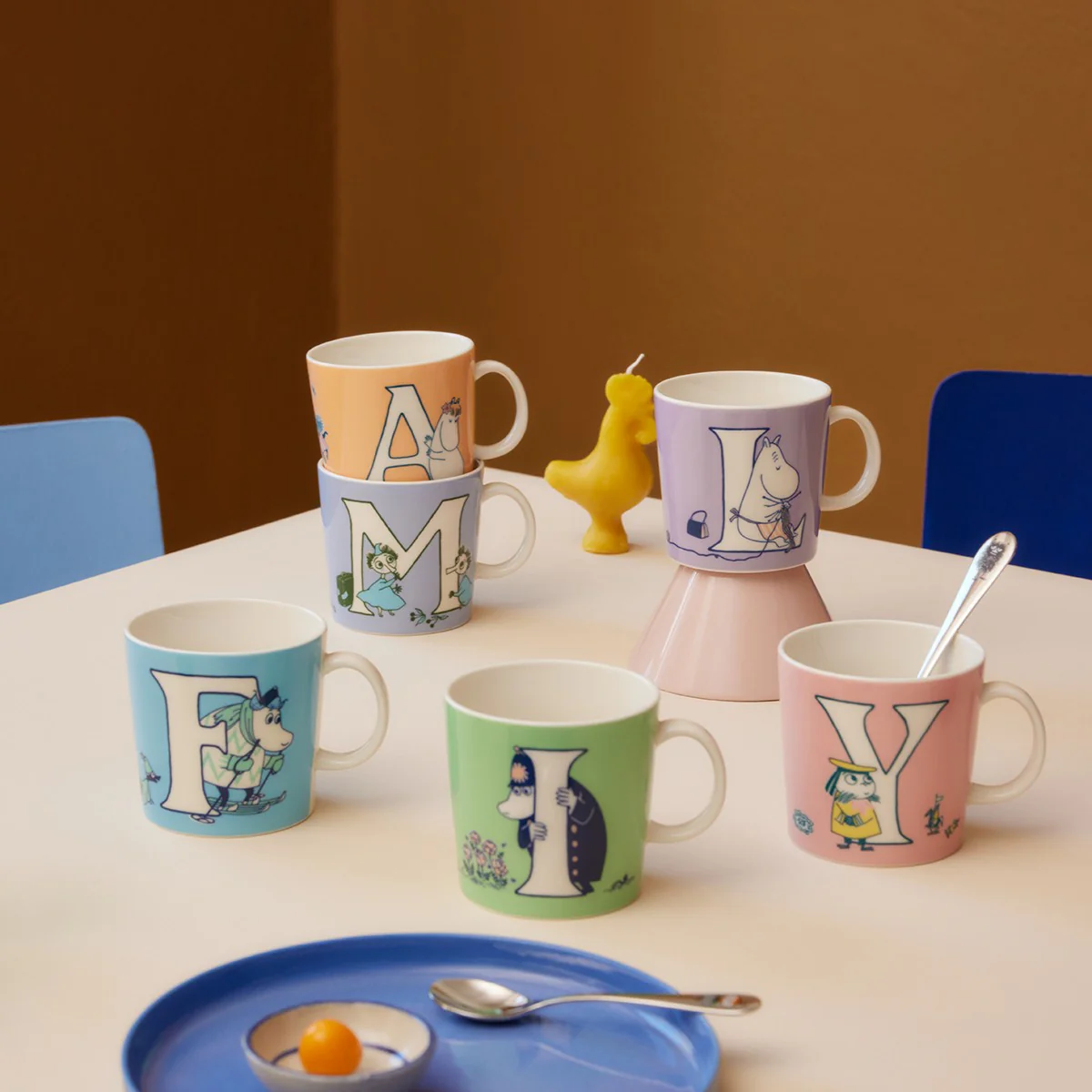 Arabia Moomin ABC Pink Mug - Y - Image 5