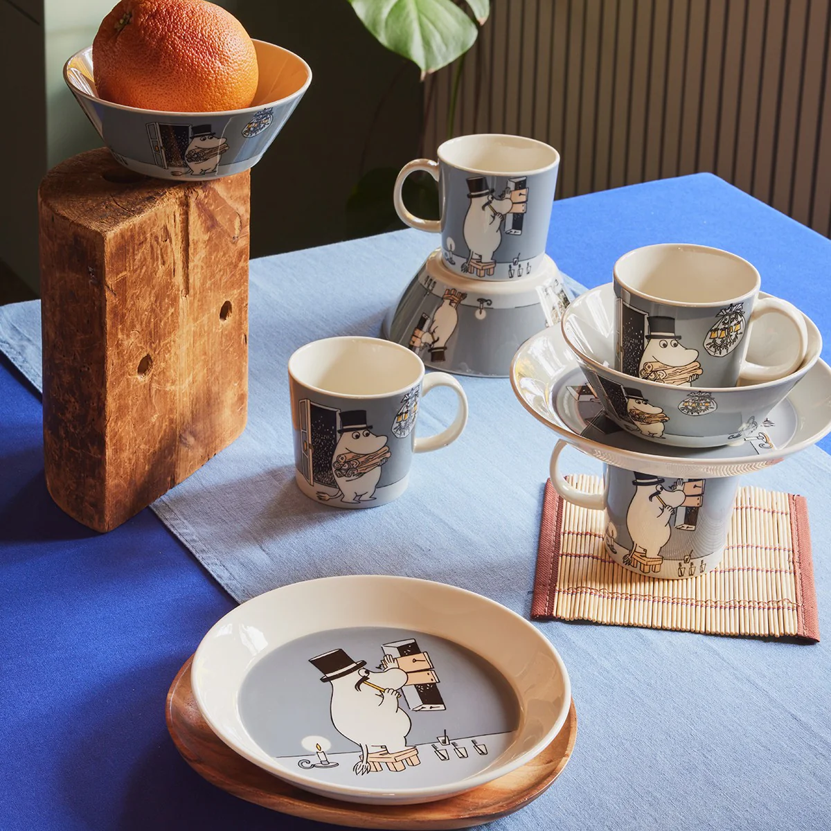 Arabia Moomin Moominpappa Grey Bowl - Image 6