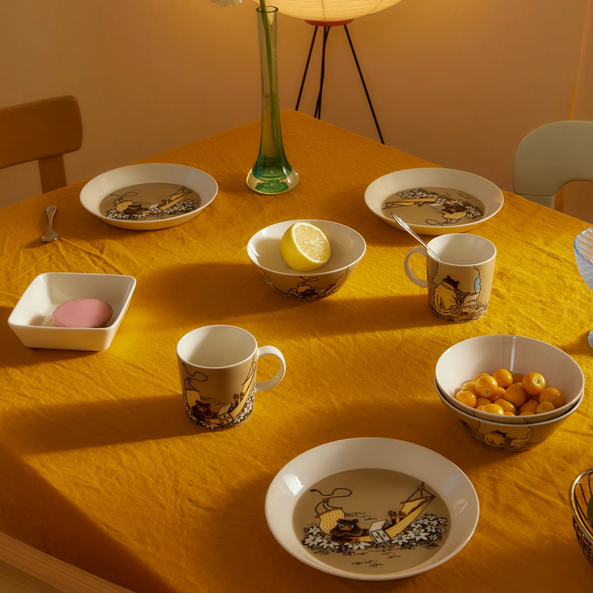 Arabia Moomin Muskrat Beige Bowl - Image 4