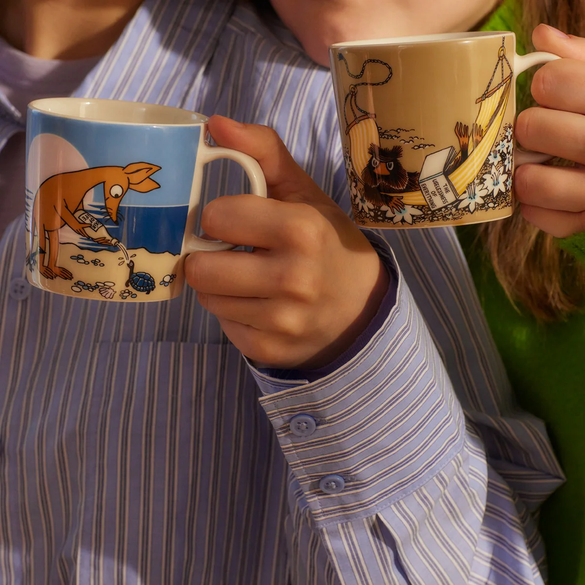 Arabia Moomin Muskrat Beige Mug - Image 2