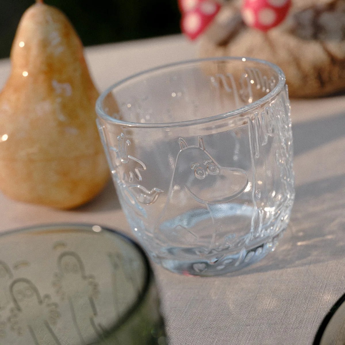 Arabia Moomin Mystical Forest Clear 2pc Tumblers - 9-1/2 oz - Image 2