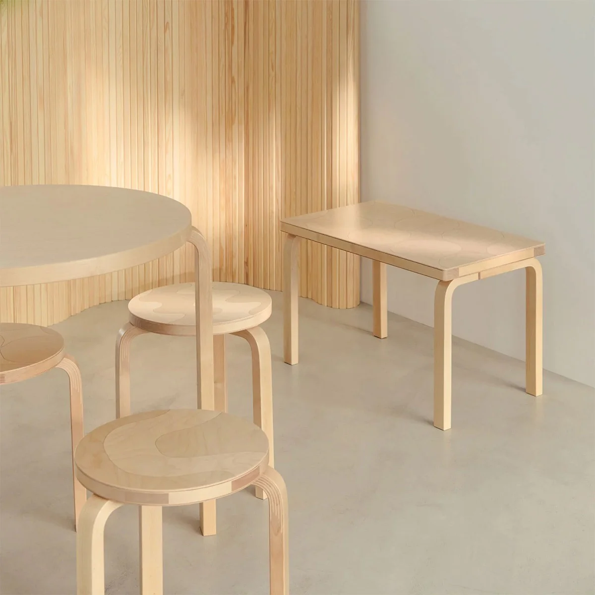 Artek + Marimekko Alvar Aalto Stool 60 Seireeni - 90th Anniversary Edition - Image 6