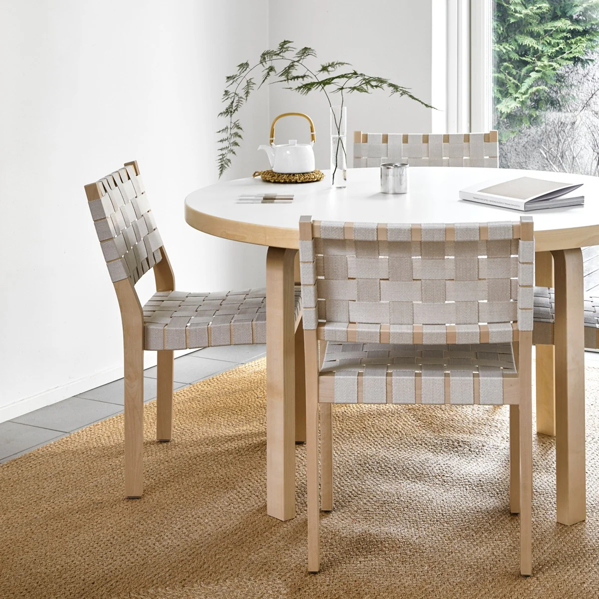 Artek Aalto White / Natural (New Color) Replacement Webbing - Image 2