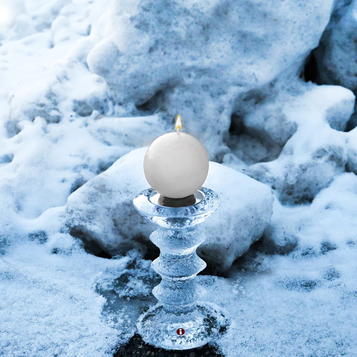 Festivo Petrol Ball Candles - Set of 2 - Image 3