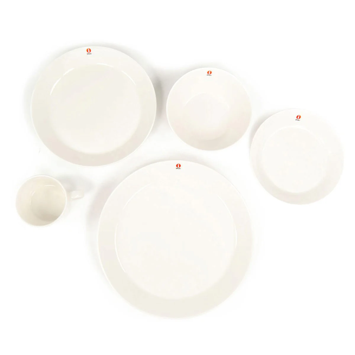 iittala Teema 5-Piece White Dinnerware Set - 8 Place Settings