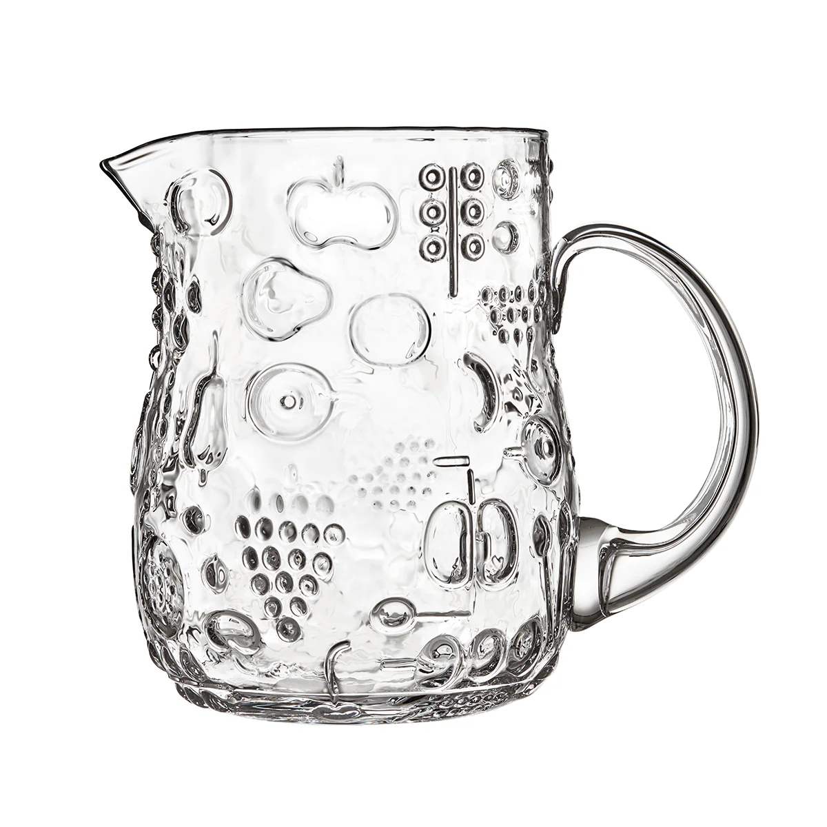 iittala Frutta Clear Glass Pitcher