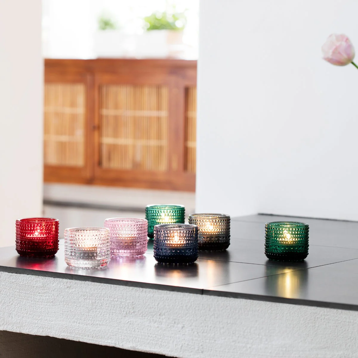 iittala Kastehelmi Clear Candle Holder - Image 3
