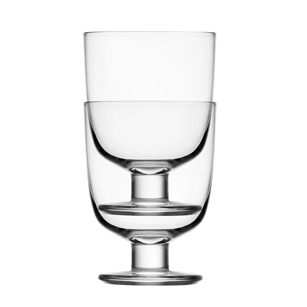 iittala Lempi Clear Glass Goblets - Set of 2 - Image 2