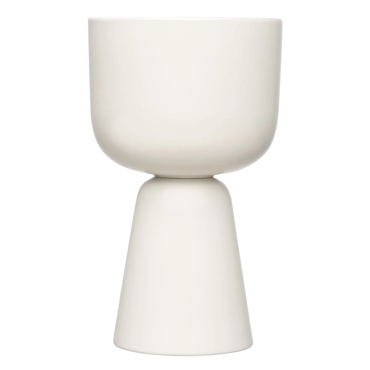 iittala Nappula White Tall Plant Pot