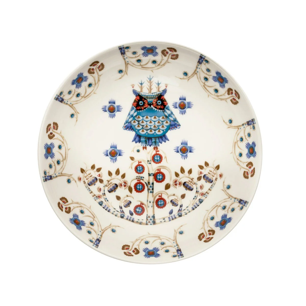 iittala Taika White / Blue Anniversary Small Coupe Bowl