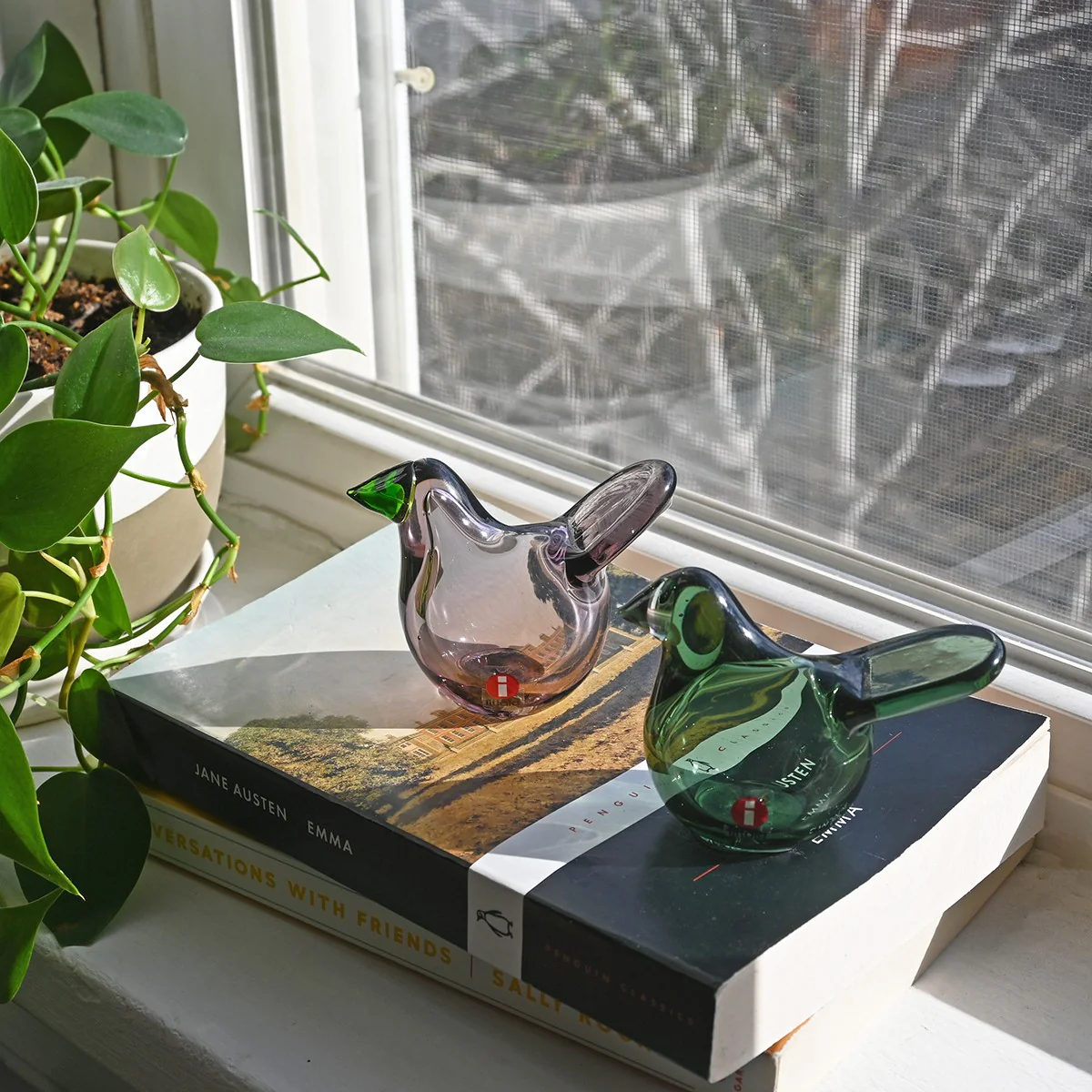 iittala Toikka Pine Green / Salmon Pink Flycatcher - Image 3