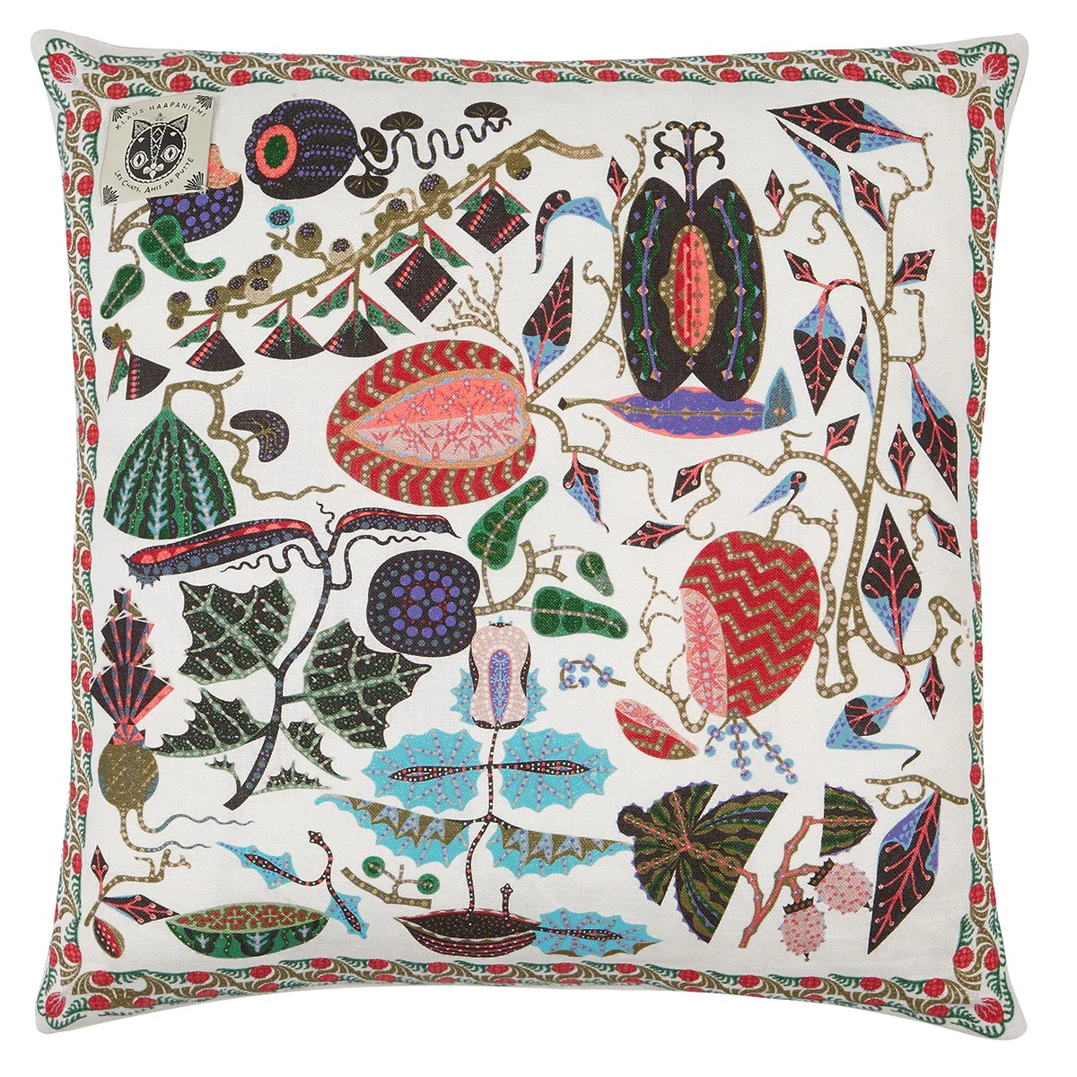 Klaus Haapaniemi Les Chats Putte Throw Pillow - Image 3