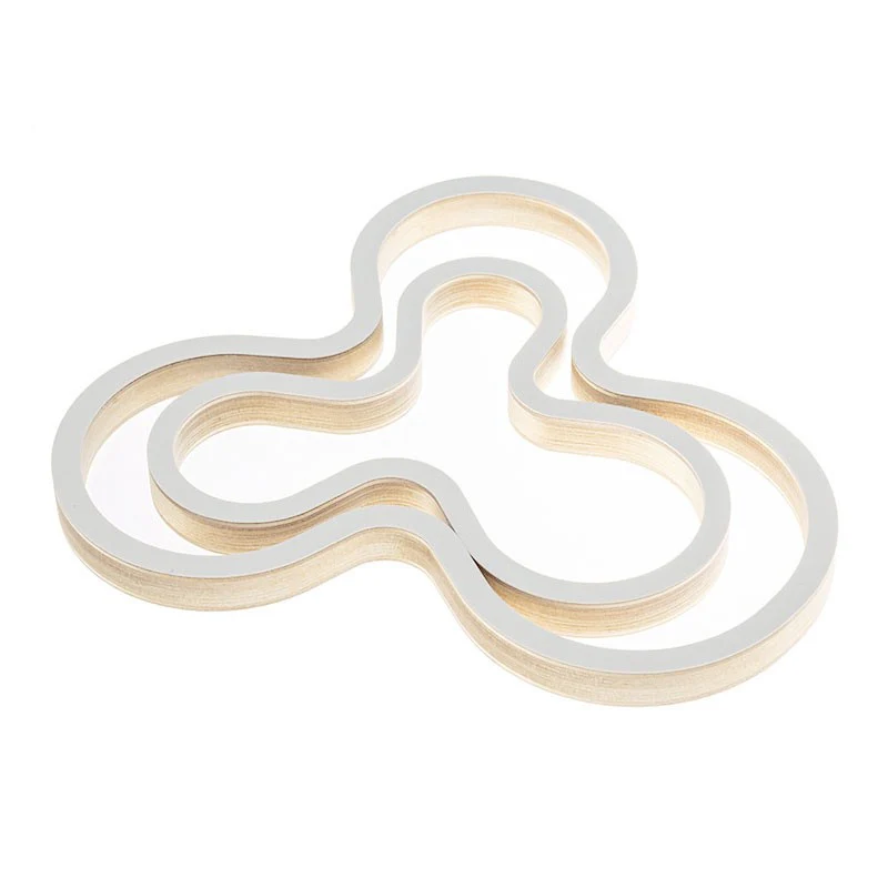 Majamoo White Trivet Set