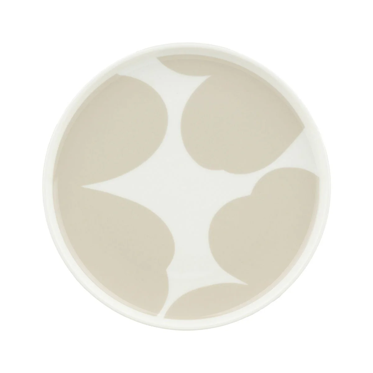 Marimekko Iso Unikko Sand / White Salad Plate