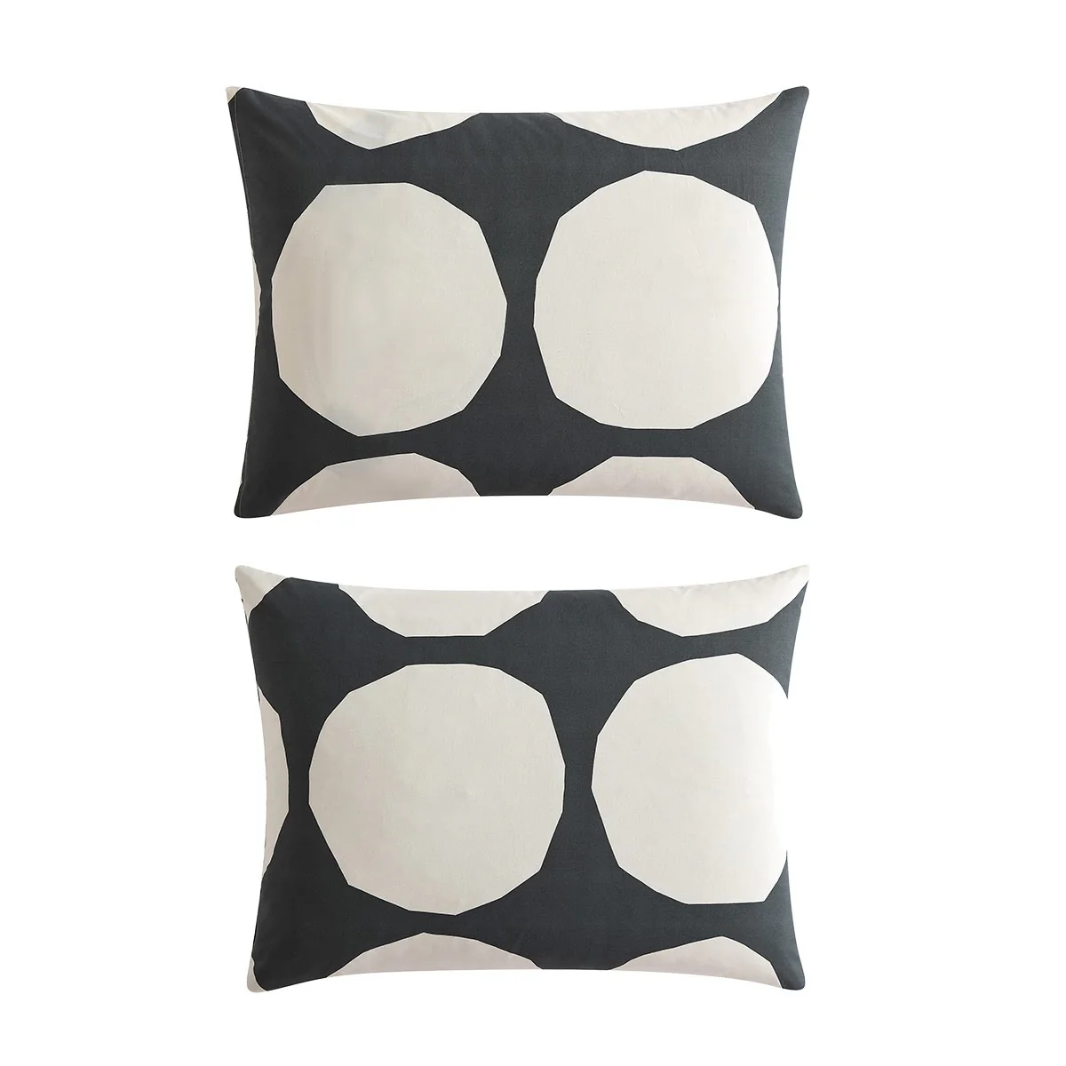 Marimekko Kivet Charcoal / Off White King Duvet Cover Set - Image 4