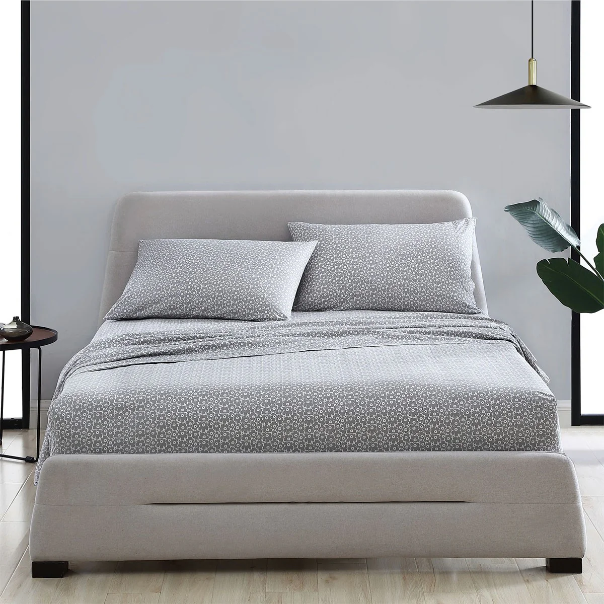 Marimekko Pikkuinen Unikko Grey Standard Pillowcases - Set of 2 - Image 4