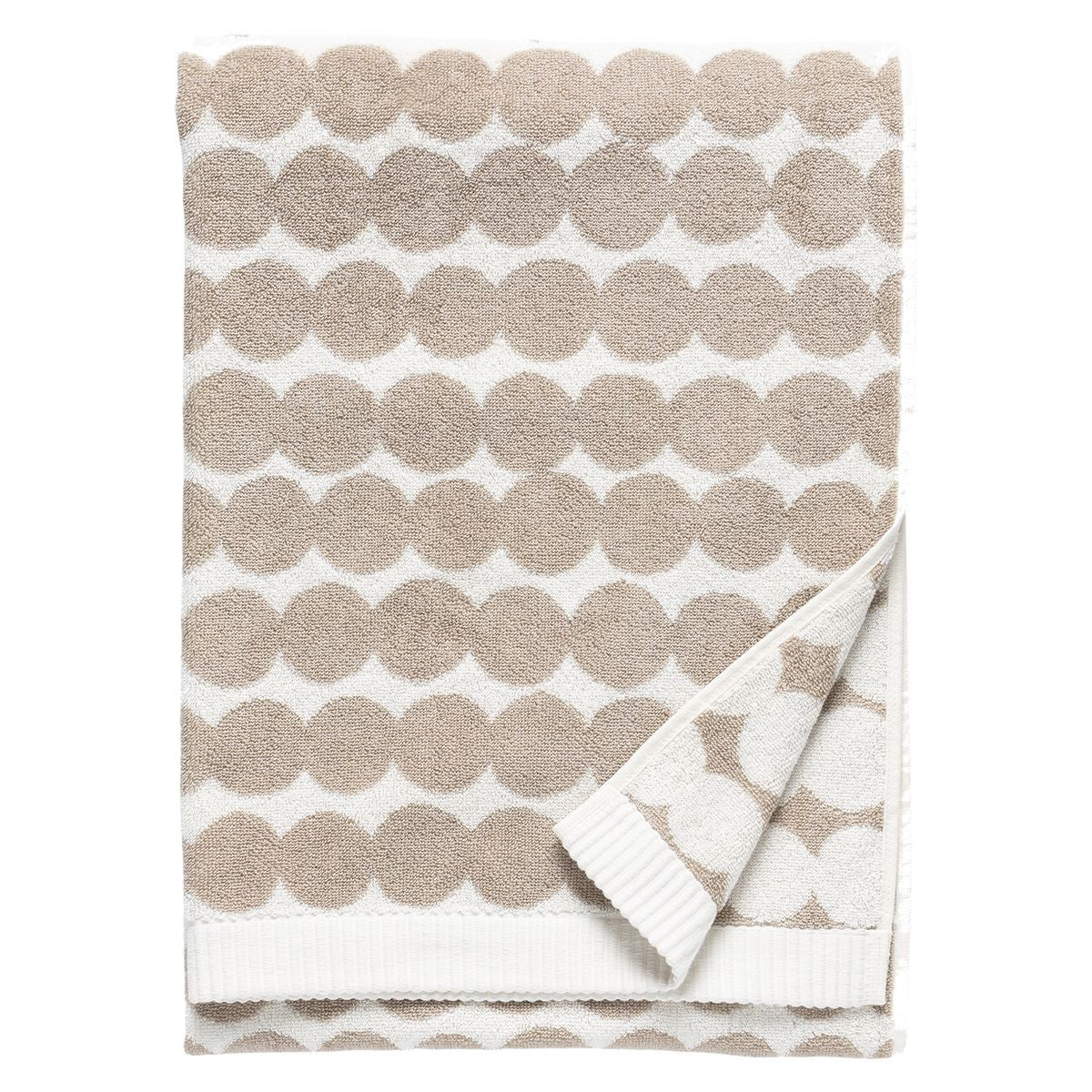 Marimekko Rasymatto Beige / White Bath Towel - Image 2
