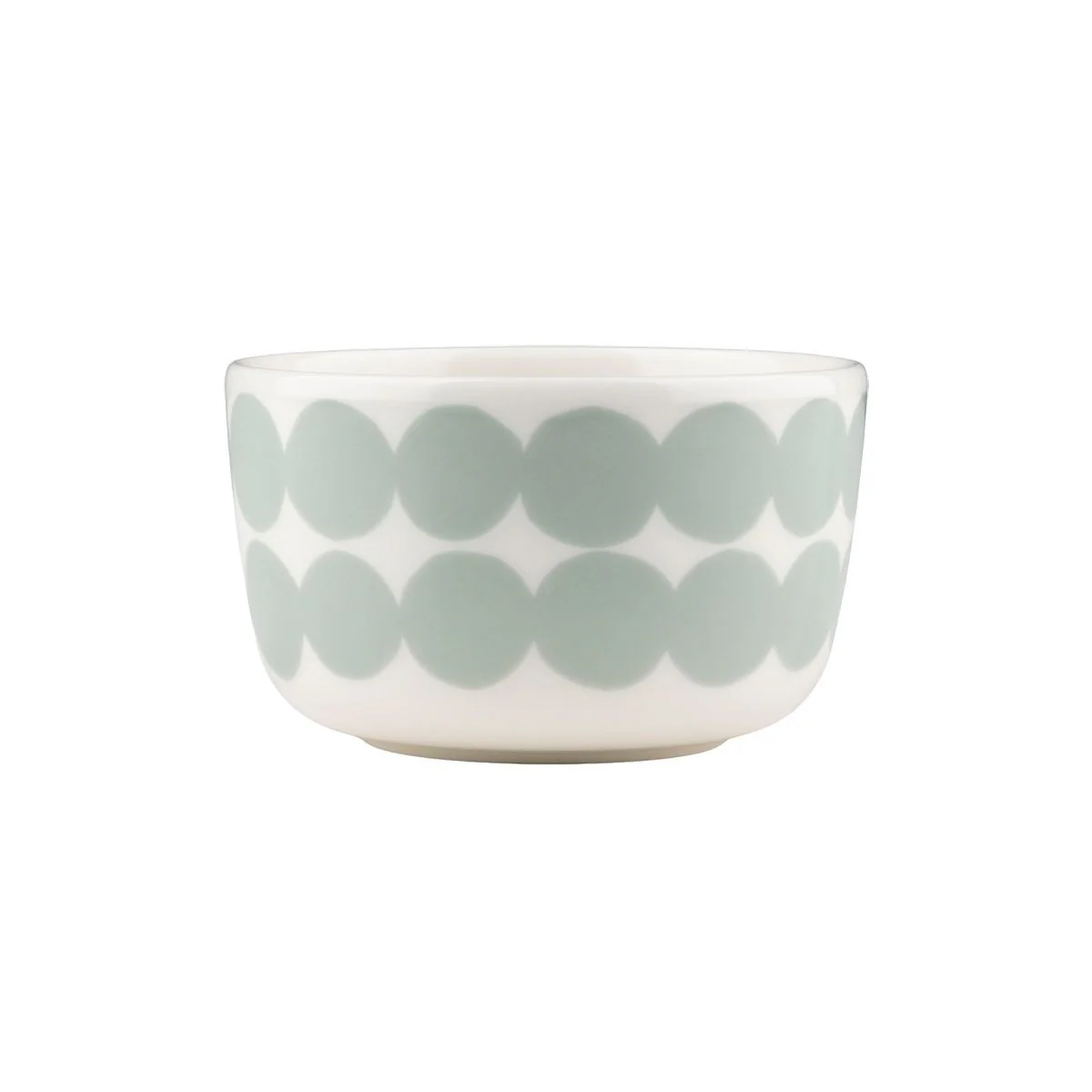 Marimekko Rasymatto Light Sage / White Dessert Bowl