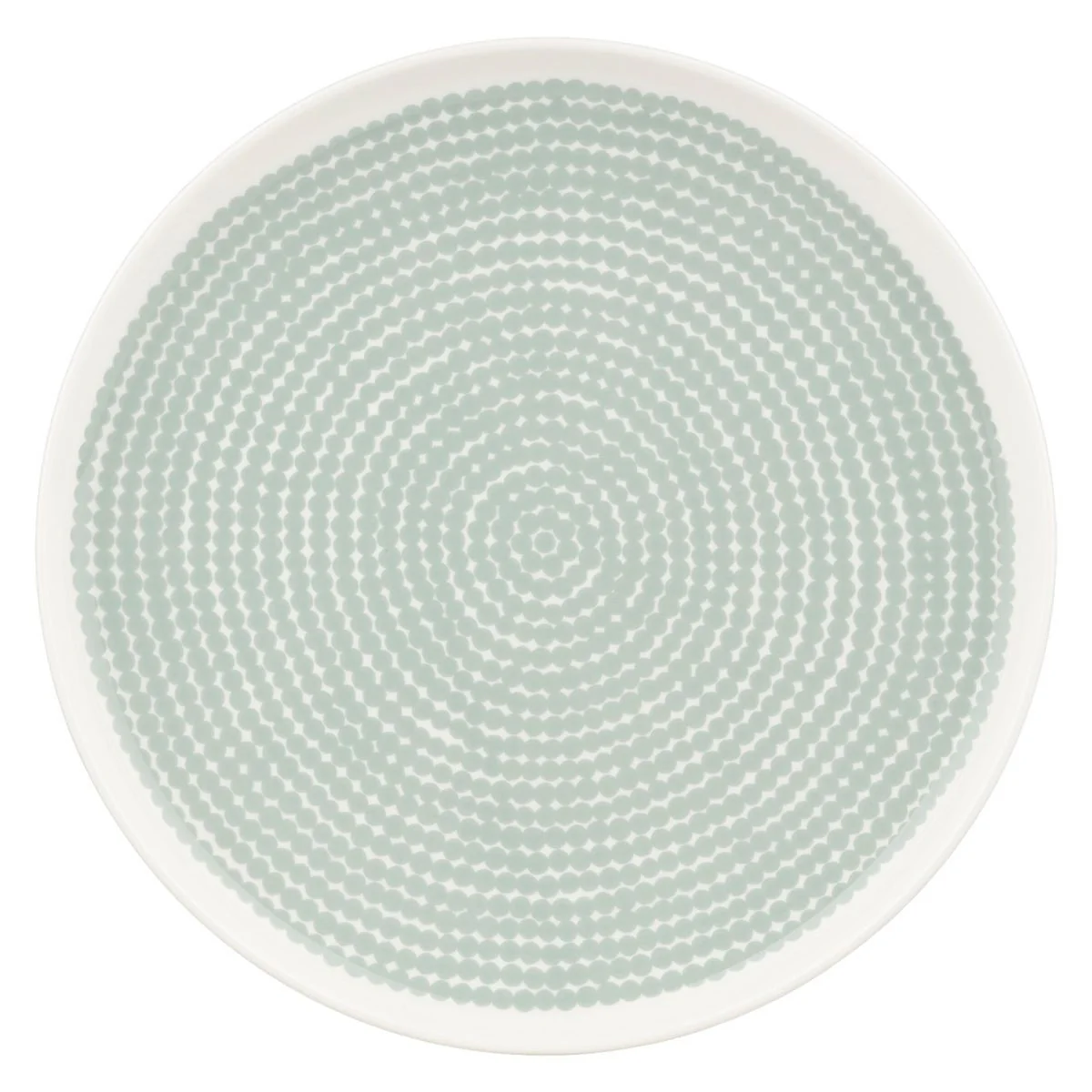 Marimekko Rasymatto Light Sage / White Dinner Plate