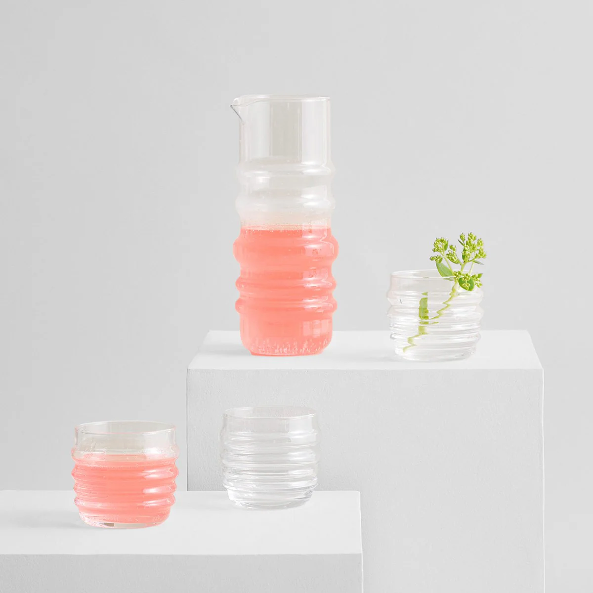 Marimekko Socks Rolled Down Clear Tumblers - Set of 2 - Image 3