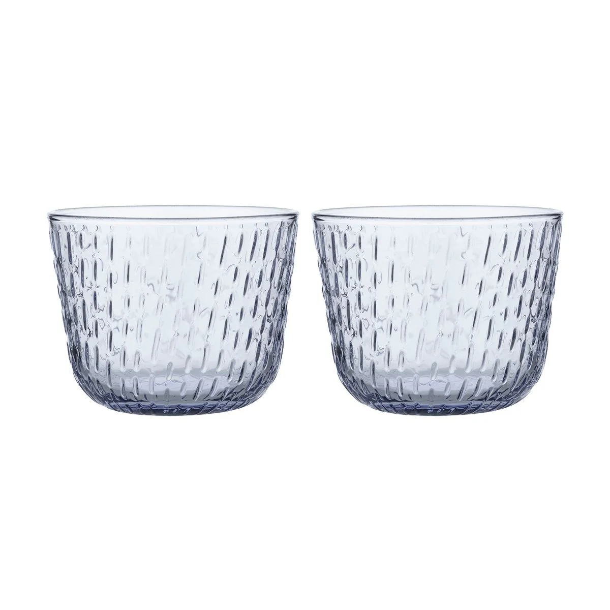 Marimekko Syksy Light Blue Glass Tumblers - Set of 2