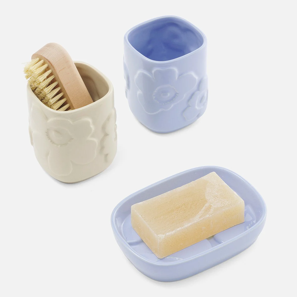 Marimekko Unikko Light Blue Toothbrush Holder - Image 2