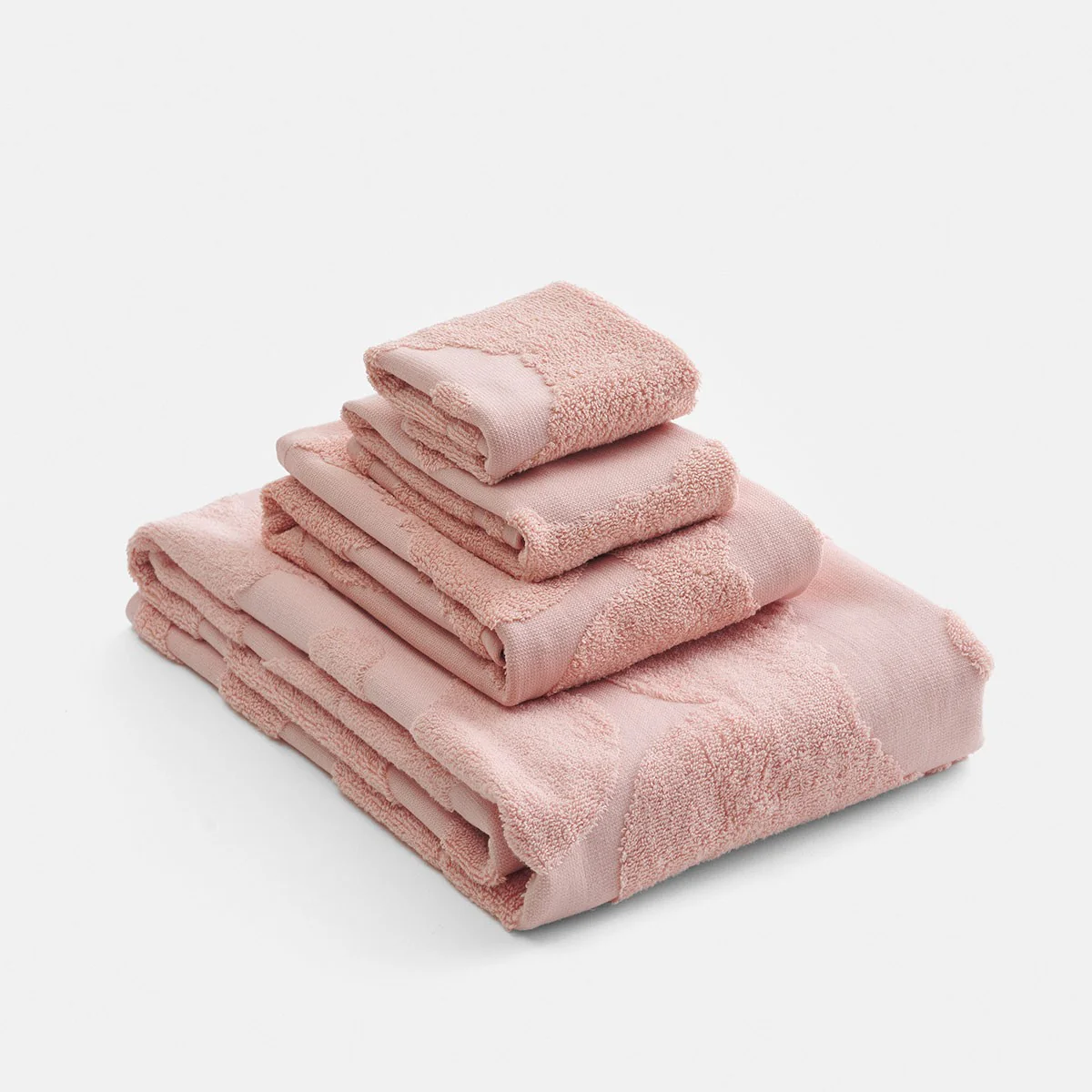 Marimekko Unikko Powder Pink Washcloth - Image 2