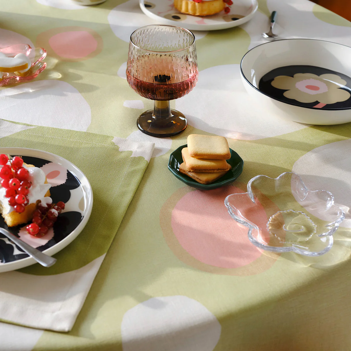 Marimekko Unikko / Kivet Multicolor Mini Sauce Plates - Set of 4 - Image 3