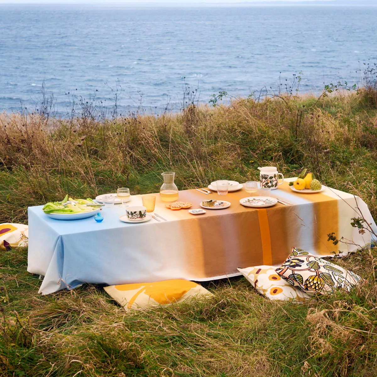 Marimekko Unikko Shape Saffron Yellow Salad Plate - Image 3