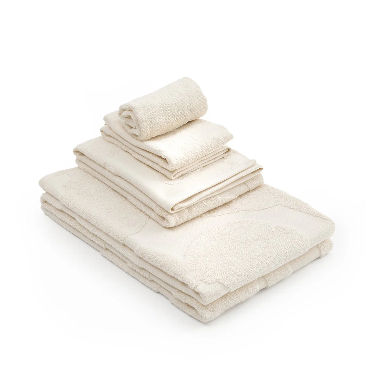 Marimekko Unikko Ivory Washcloth - Image 3
