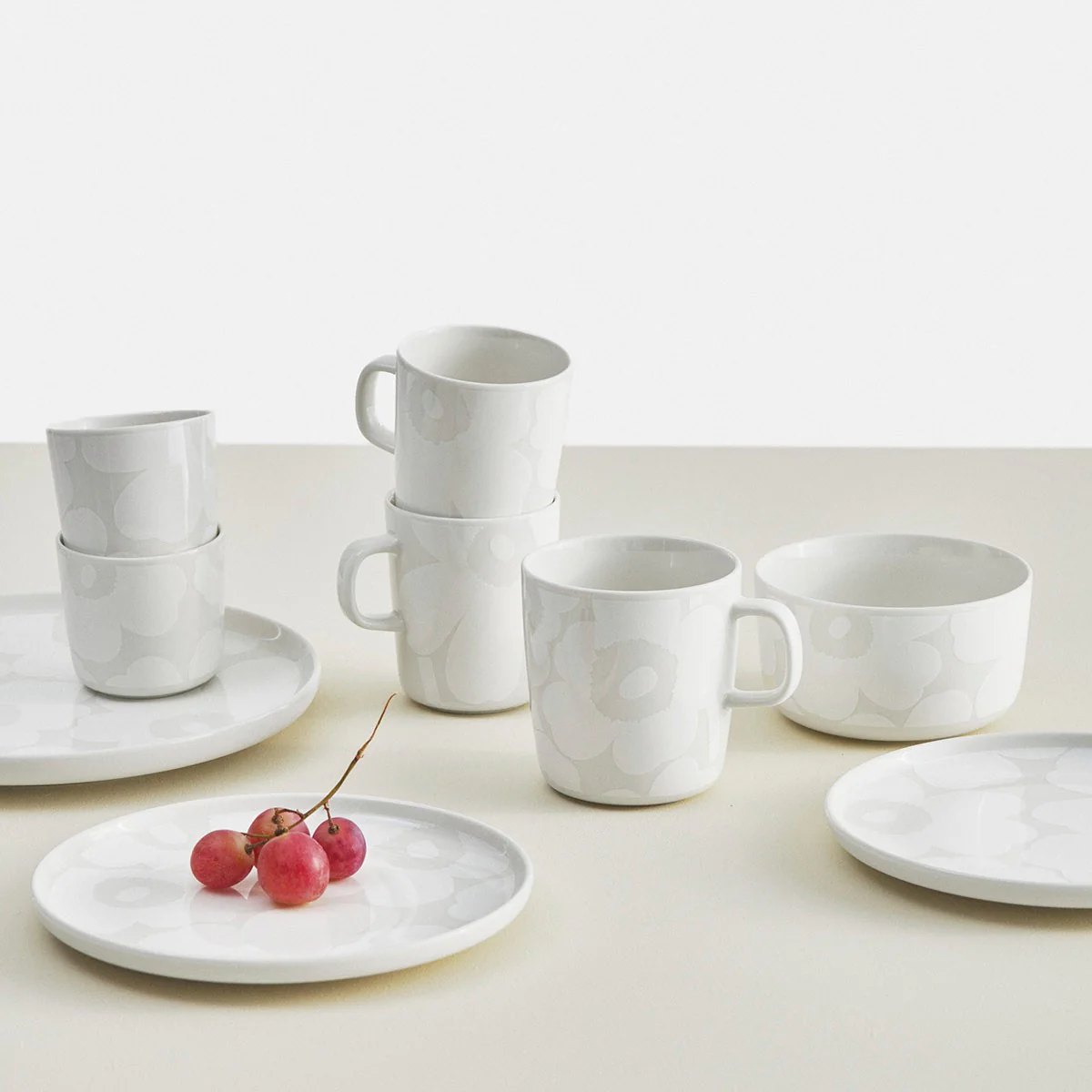 Marimekko Unikko White / Off White Mug - Image 3
