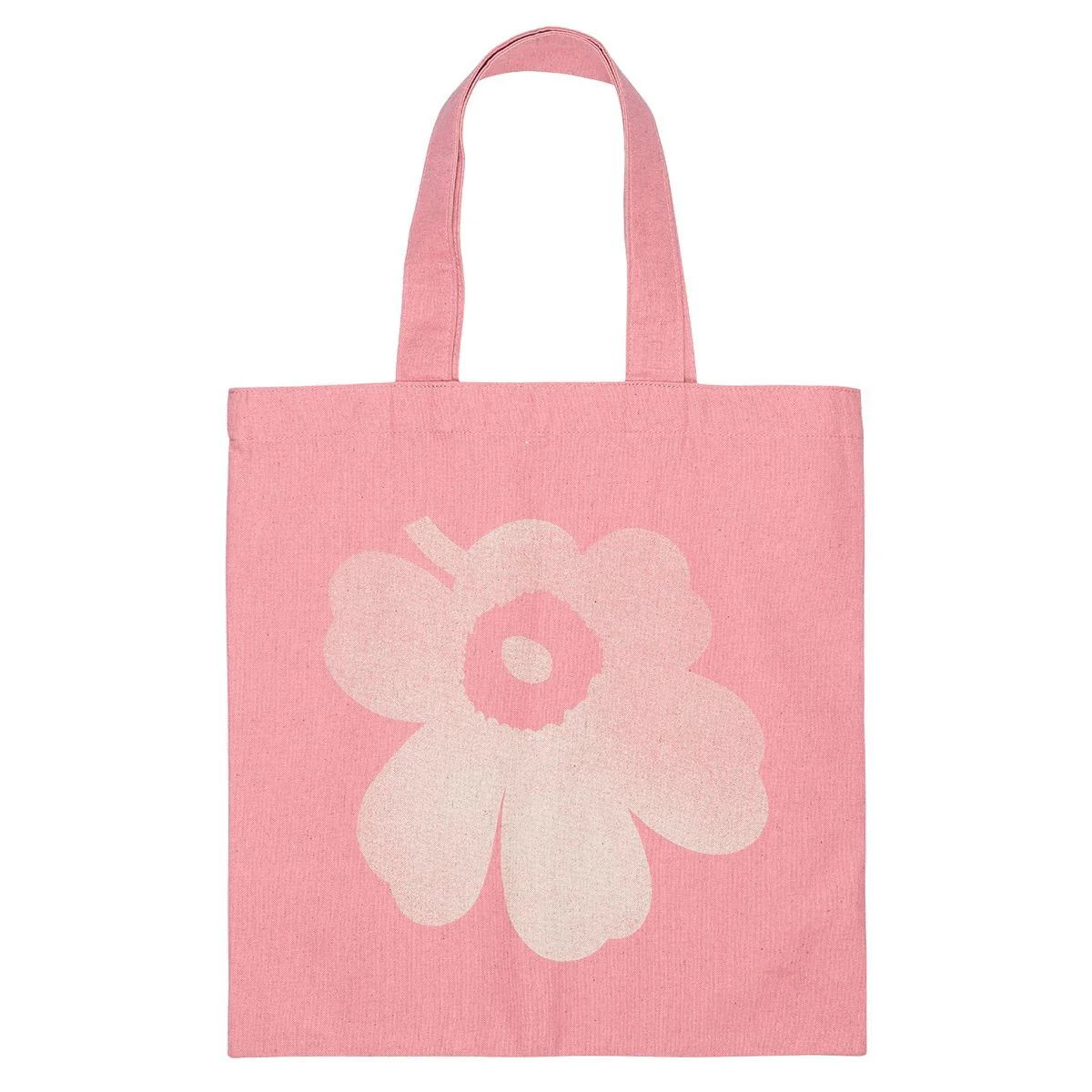 Marimekko Vankka Unikko Pink / Off White Kioski Tote Bag