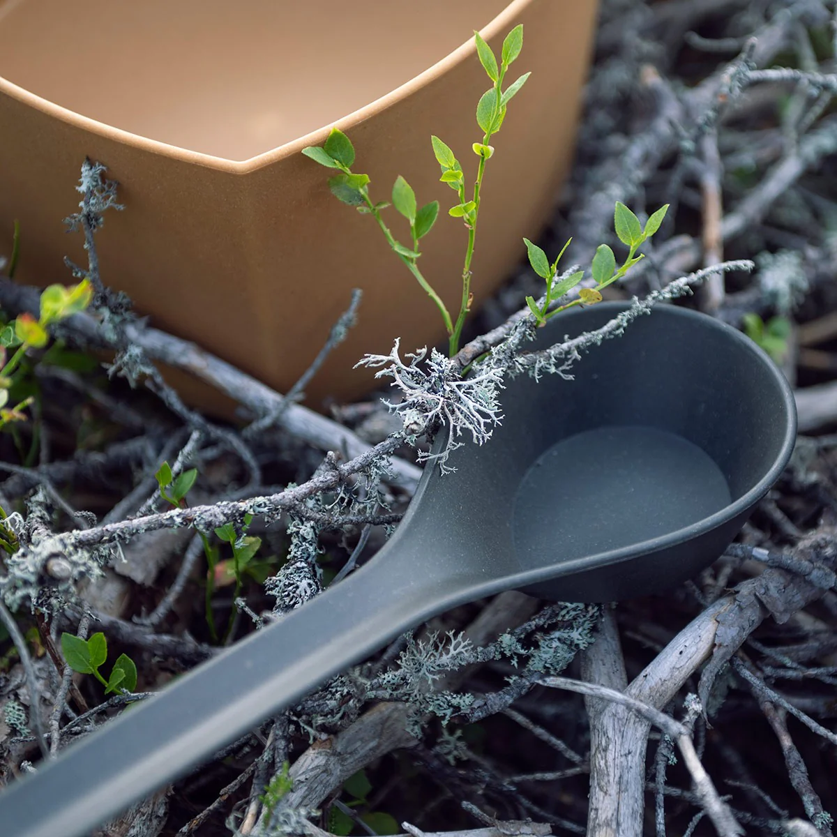Rento Pisara Speckled Dark Grey Sauna Ladle - Image 3